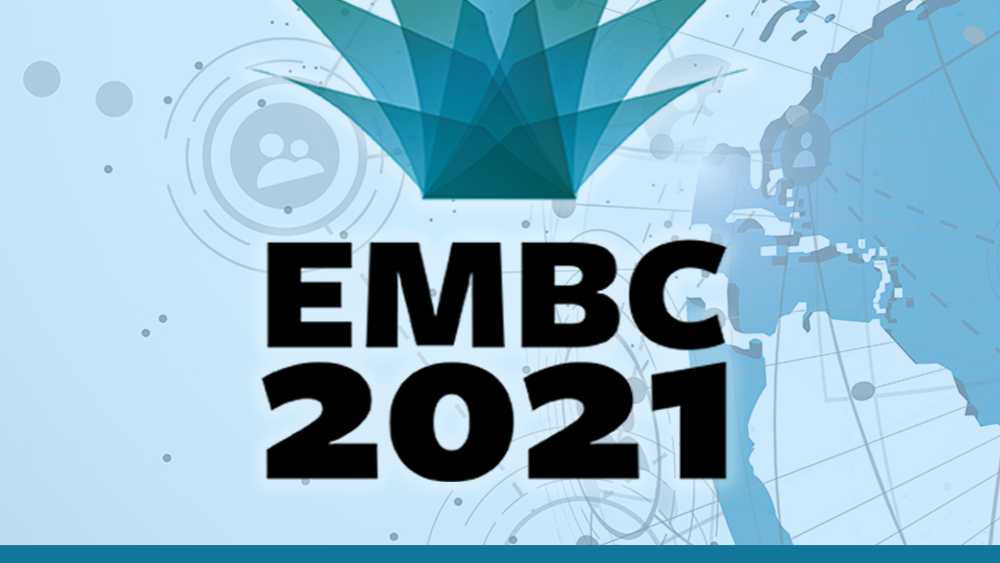 EMBC 2021 conference logo.